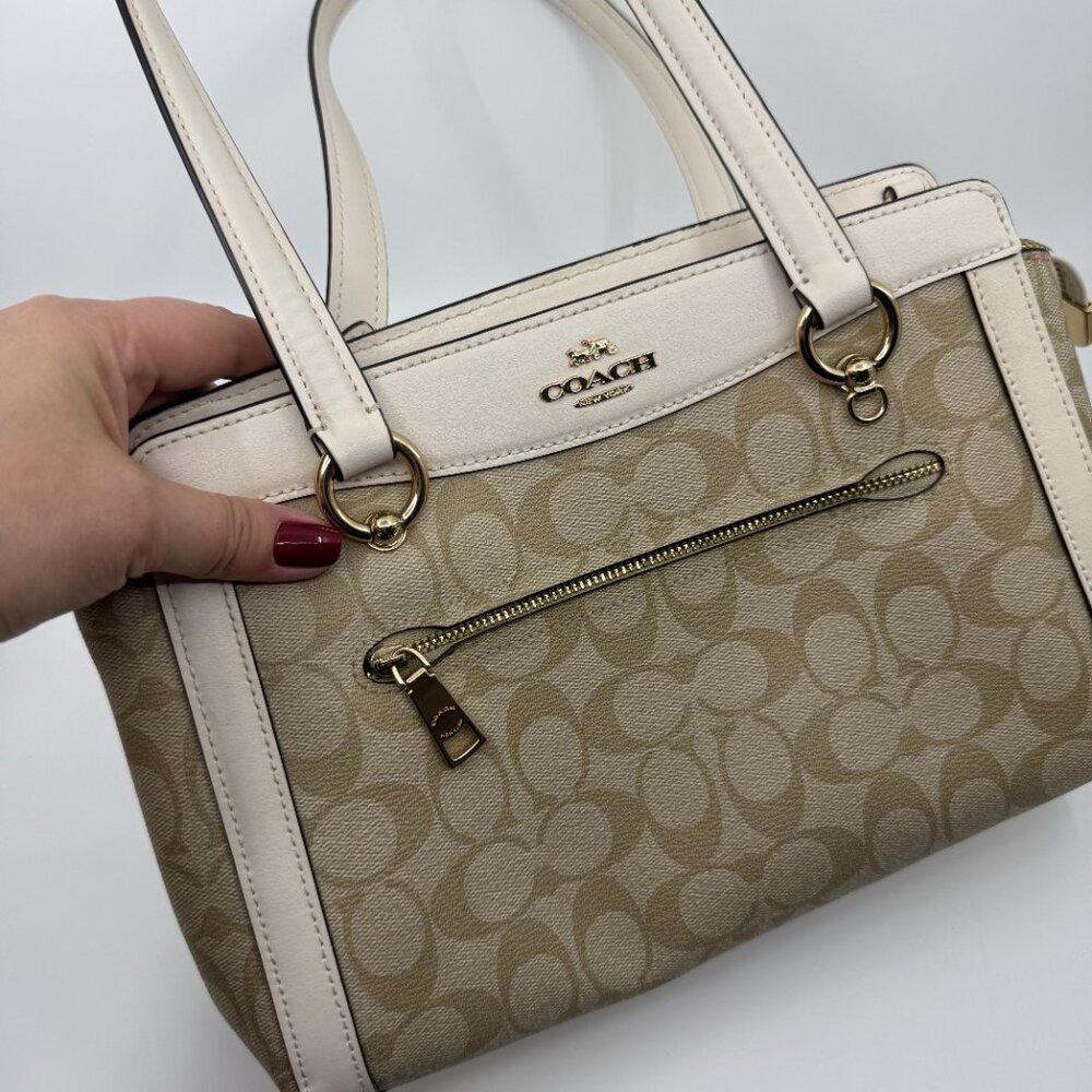 COACH Kailey Carryall In Signature Canvas - Picture 10 of 11